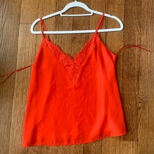 Silk v neck with lace details from Nordstrom Rack